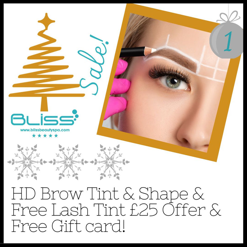 NEW Festive Spa Deal - HD Tint & Shape & Free Lash Tint £25 Offer & Free Gift Card